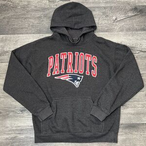 Nike New England Patriots Hoodie Mens L Blue Therma-Fit NFL Football Pullover